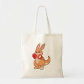 Kangaroo at Boxing with Boxing gloves Tote Bag (Voorkant)