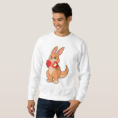 Kangaroo at Boxing with Boxing gloves Trui (Voorkant volledig)