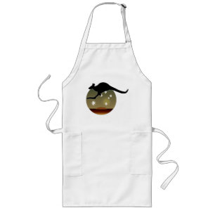 Kangaroo Aussie Icon Apron Lang Schort