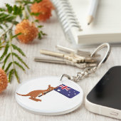 kangaroo australia flag sleutelhanger (Voorkant Rechts)