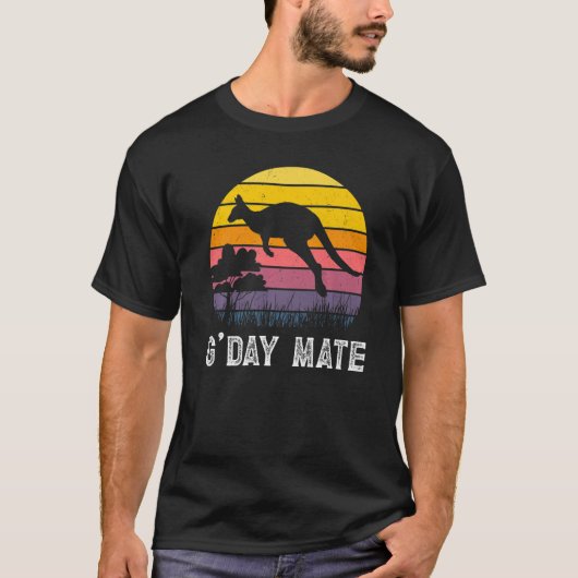 Kangaroo Australia G Day Mate Australia Symbol Wom T-shirt (Voorkant)
