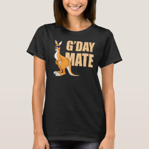 Kangaroo Australia G'Day Mate Australian Symbol T-shirt