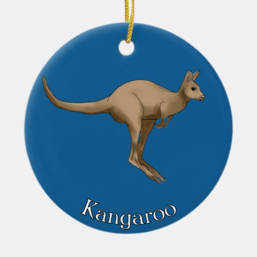 Kangaroo Australia Ornament (Voorkant)