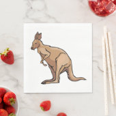 Kangaroo Australische Wilde Natuur Servetten (Insitu)