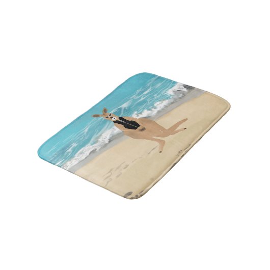 Kangaroo Bathmat Badmat (Gekanteld)