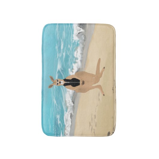 Kangaroo Bathmat Badmat (Voorkant Verticaal)