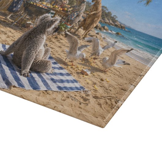 Kangaroo Beach BBQ Snijplank (Hoek)