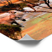 Kangaroo Beach Oil Paint, Poster (Hoek)