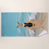 Kangaroo Beach Towel Strandlaken (Voorkant)
