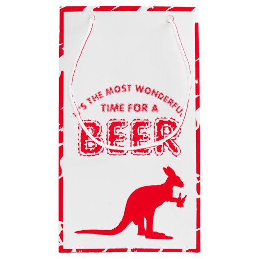 Kangaroo Beer, Australische kerstpartij Klein Cadeauzakje (Achterkant)