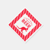 Kangaroo Beer, Australische kerstpartij Servet (Hoek)