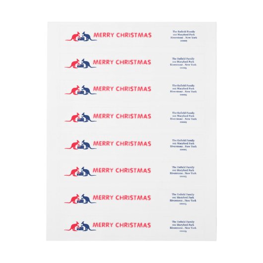 Kangaroo Beer, Australische vlag Kerstmis (Vel)