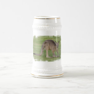 Kangaroo Beer Stein Bierpul