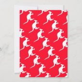 Kangaroo Bier, Australisch Kerstfeest Kaart (Achterkant)