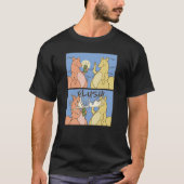 Kangaroo bier grappige strip t-shirt (Voorkant)