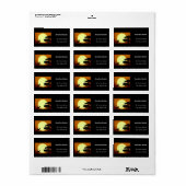 Kangaroo bij zonsondergang etiket (Full Sheet)