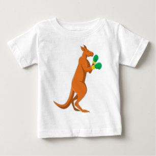 kangaroo boxer boxing retro