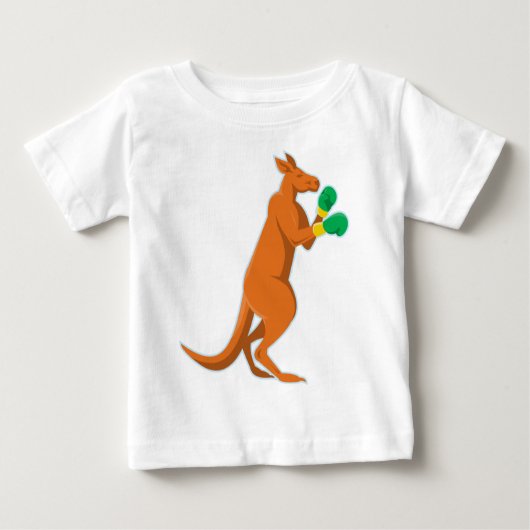 kangaroo boxer boxing retro (Voorkant)