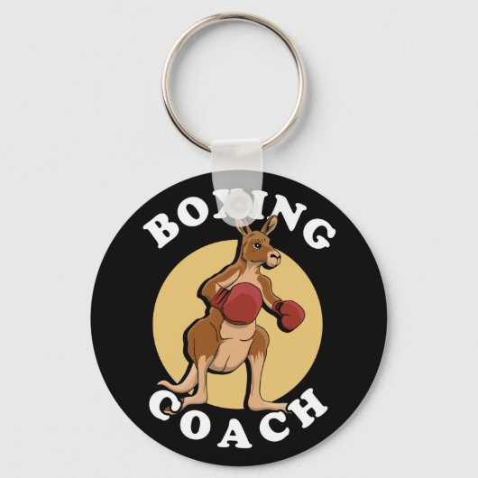 Kangaroo Boxing Coach Sleutelhanger (Voorkant)