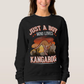 Kangaroo Boy Australia Kangaroo Trui (Voorkant)