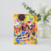 Kangaroo briefkaart (Staand voorkant)