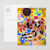 Kangaroo briefkaart (Voorkant / Achterkant)