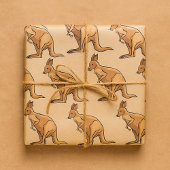 Kangaroo Cadeaupapier