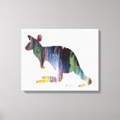 Kangaroo Canvas Afdruk (Voorkant)