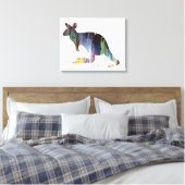 Kangaroo Canvas Afdruk (Insitu (Slaapkamer))