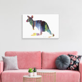Kangaroo Canvas Afdruk (Insitu (Woonkamer))