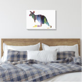 Kangaroo Canvas Afdruk (Insitu (Slaapkamer))