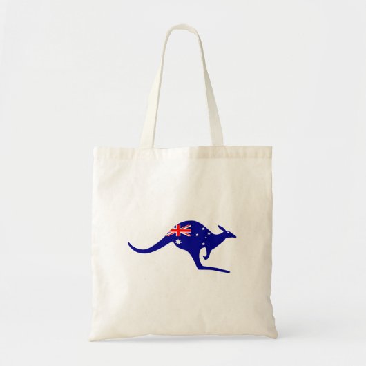 Kangaroo canvas tas! tote bag (Voorkant)