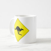 Kangaroo Crossing Mok - Aanpassen (Voorkant links)