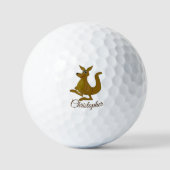 Kangaroo Design Personalized Golfballen (Voorkant)