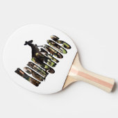 Kangaroo Dimensional Logo en Roo, Tafeltennisbatje (Zijkant)