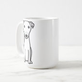 Kangaroo Dog Cartoon Koffiemok (Voorkant links)