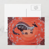 Kangaroo Dreaming Briefkaart (Voorkant / Achterkant)