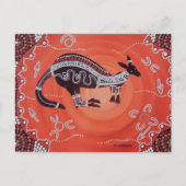 Kangaroo Dreaming Briefkaart (Voorkant)