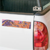 Kangaroo Dreaming the Dawn Bumpersticker (Op Truck)