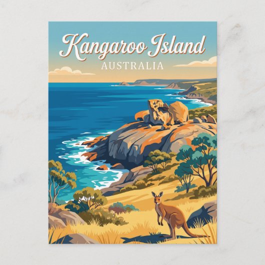 Kangaroo-eiland Australië Briefkaart (Voorkant)
