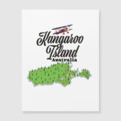Kangaroo-eiland Australië kaart (Voorkant)