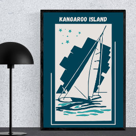 Kangaroo-eiland in Australië -  maaltijden Poster