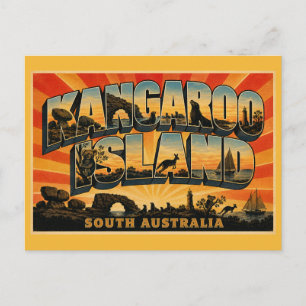 Kangaroo-eiland Zuid-Australië Wilde Paradijs Briefkaart