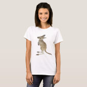 Kangaroo en Animal Peace Sign T-shirt (Voorkant volledig)