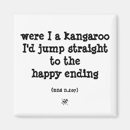 kangaroo en geluk magneet