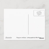 Kangaroo en Joey Briefkaart (Achterkant)