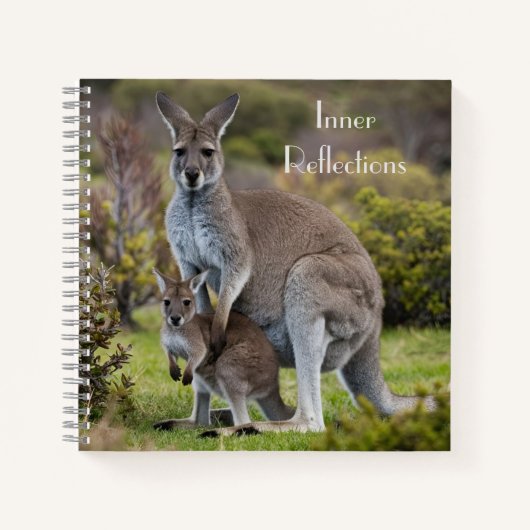 Kangaroo en Joey Notitieboek (Voorkant)