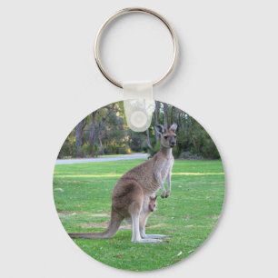 Kangaroo en Joey Sleutelhanger
