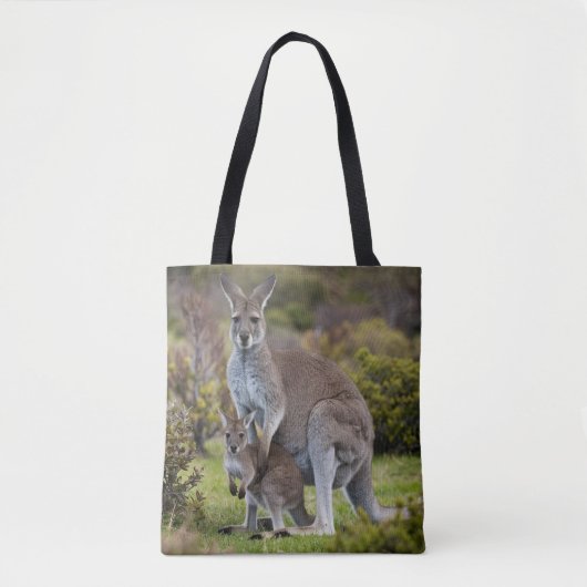 Kangaroo en Joey Tote Bag (Voorkant)