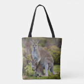 Kangaroo en Joey Tote Bag (Achterkant)